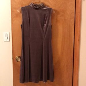 Velvet sleeveless dress